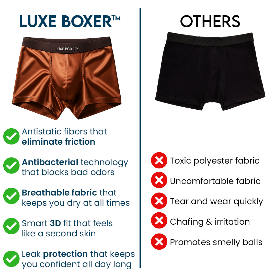 Luxe Boxer™ – Premium zijden ondergoed | 5 gratis katoenen sokken