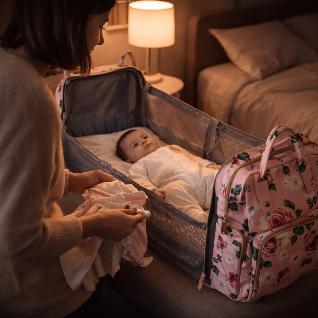 FlowerNest™ 3-in-1 Diaper Backpack