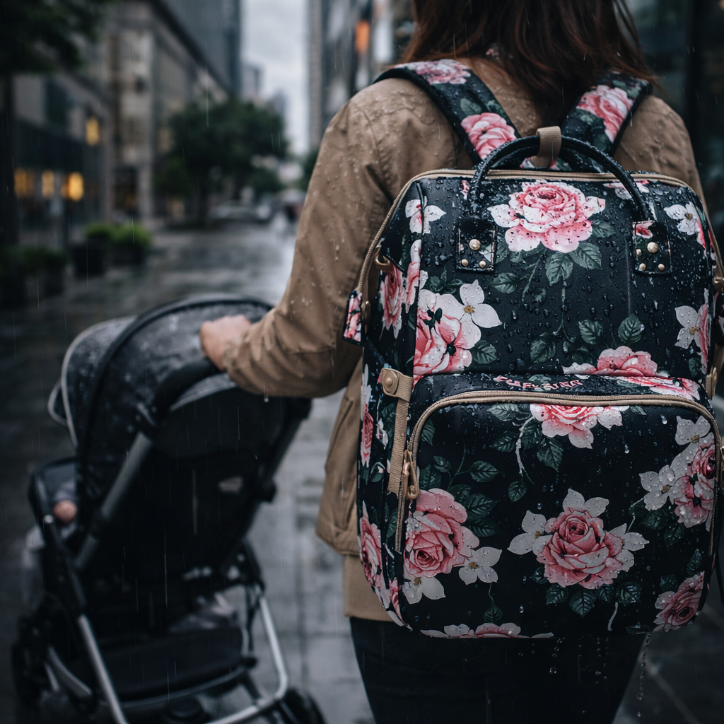 FlowerNest™ 3-in-1 Diaper Backpack