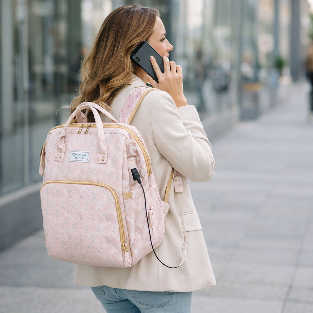 CozyNest™ 3-in-1 Diaper Backpack