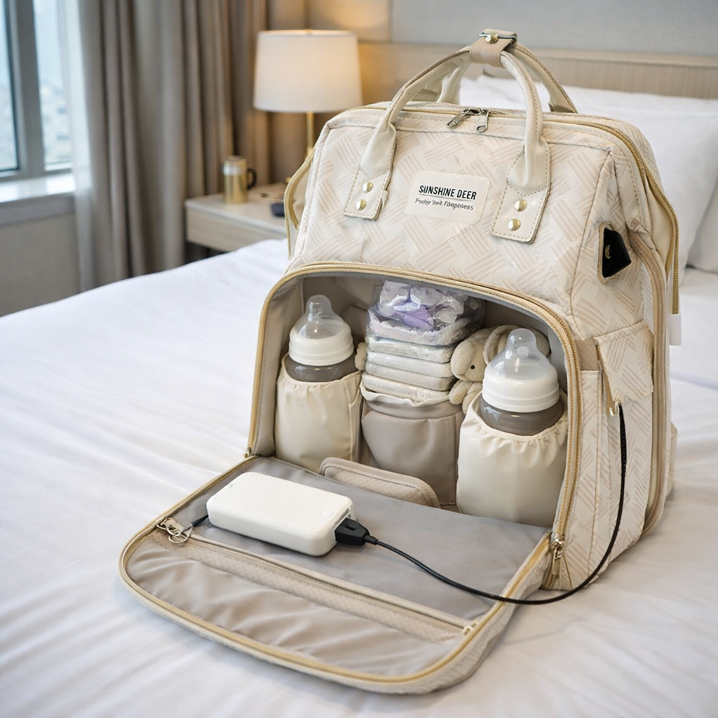 CozyNest™ 3-in-1 Diaper Backpack