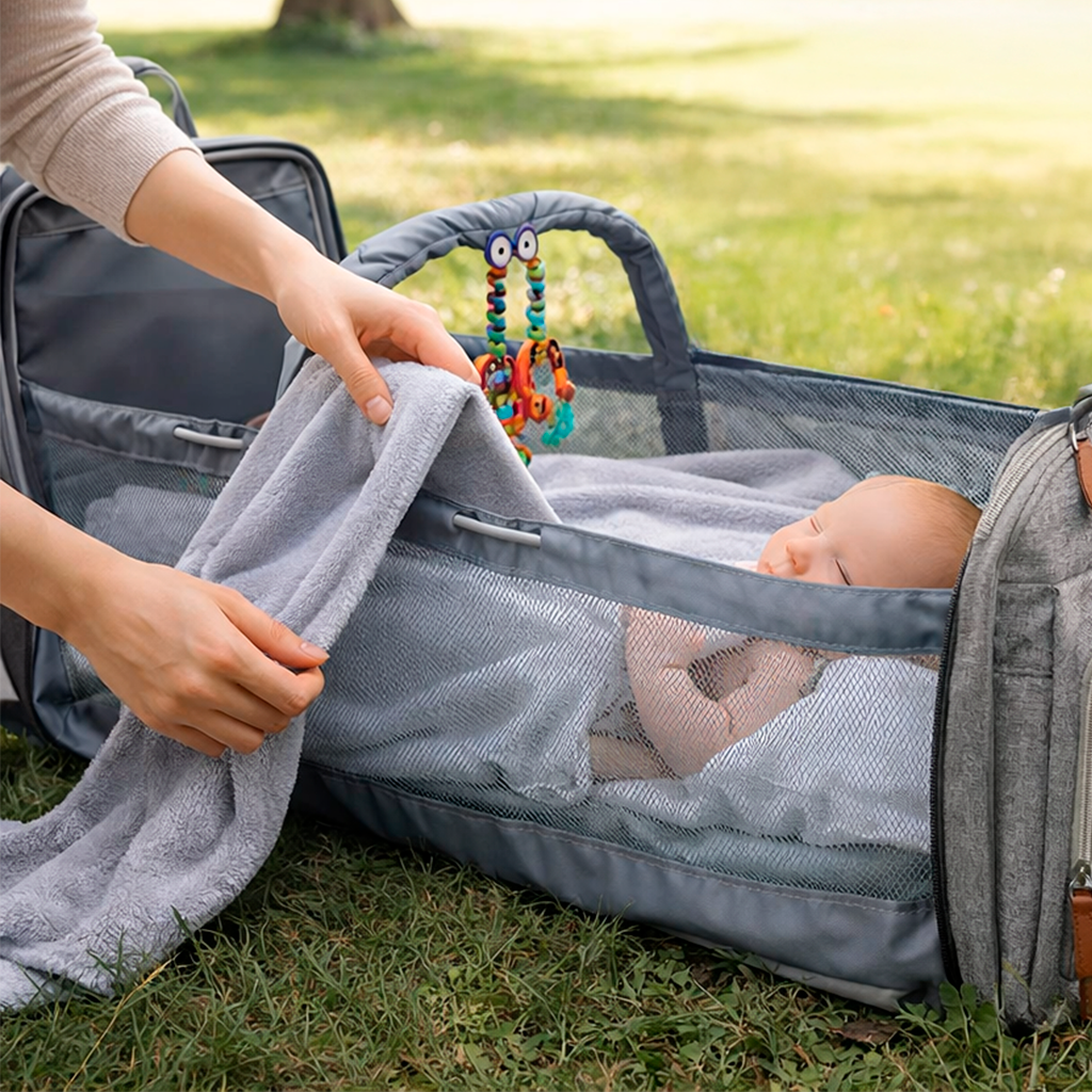 RoverNest™ 3-in-1 Diaper Backpack