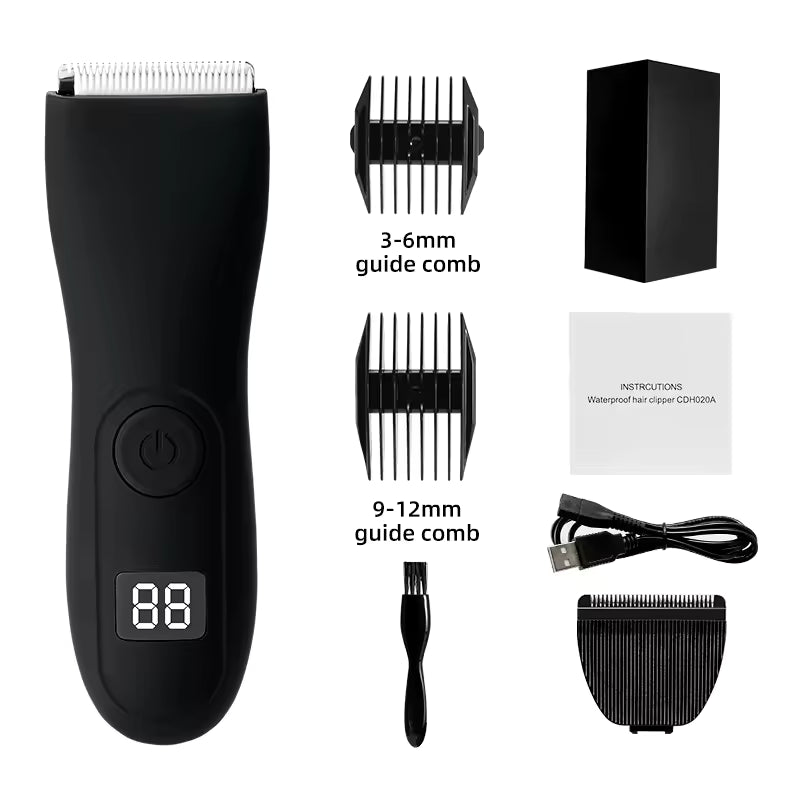 ManTrim™ – Waterproof Full-Body Trimmer | FREE Anti-Fog Mirror