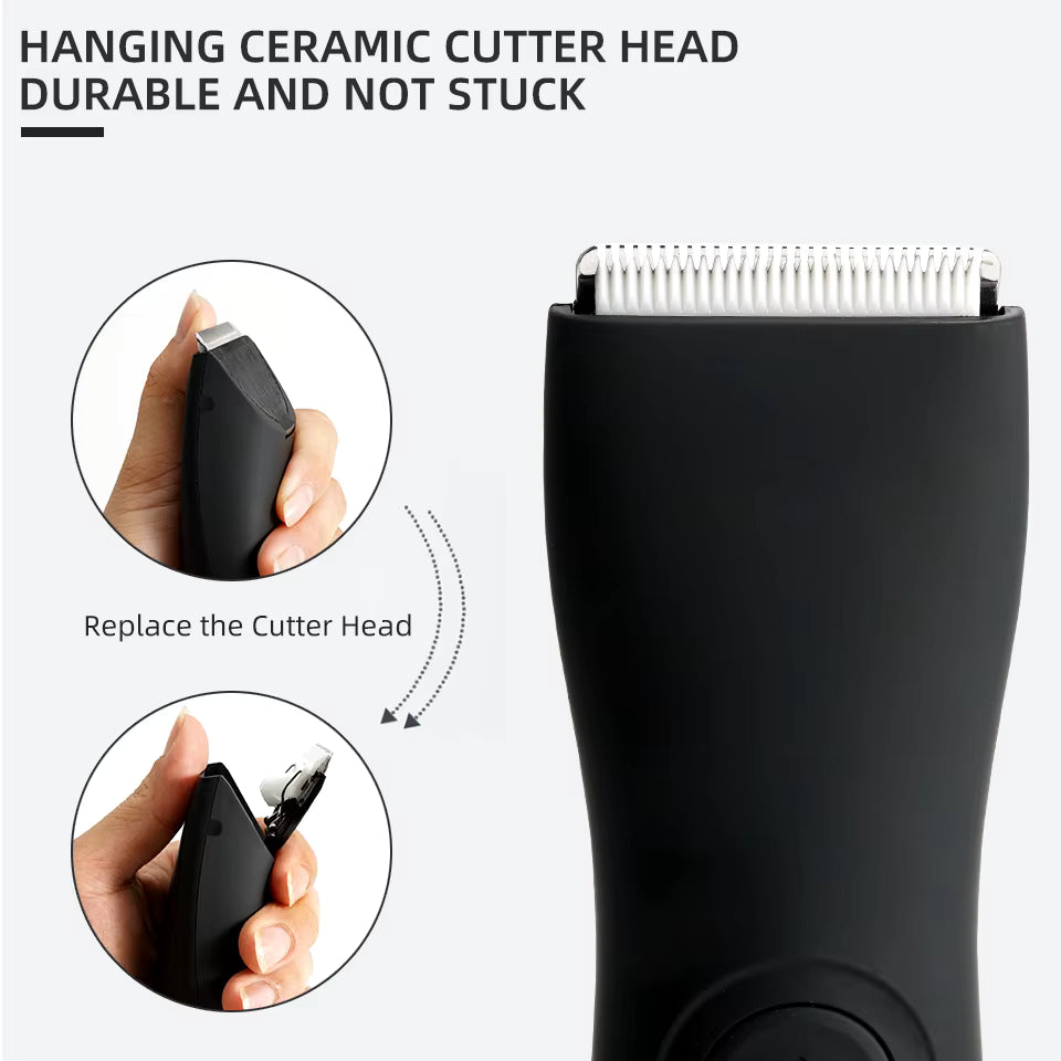 ManTrim™ – Waterproof Full-Body Trimmer | FREE Anti-Fog Mirror