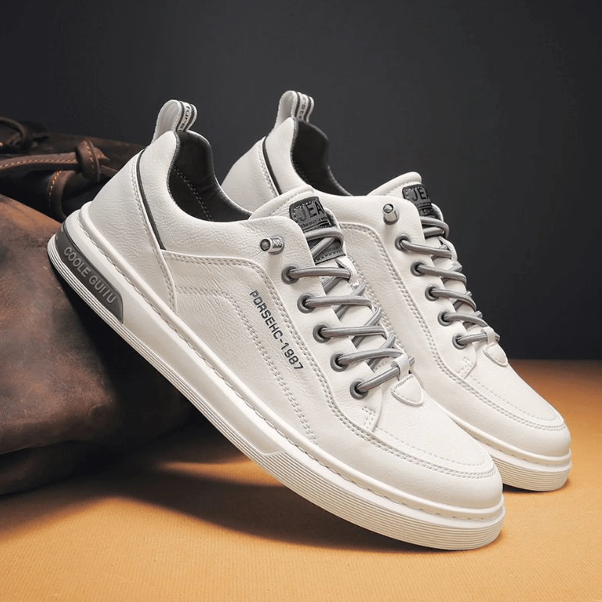 EliteStep™ – Men’s Leather Sneakers
