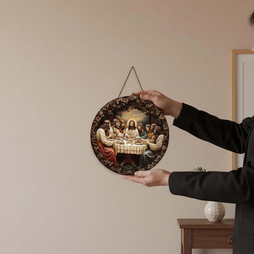 The Sacred Supper – 2D Wooden Wall Art