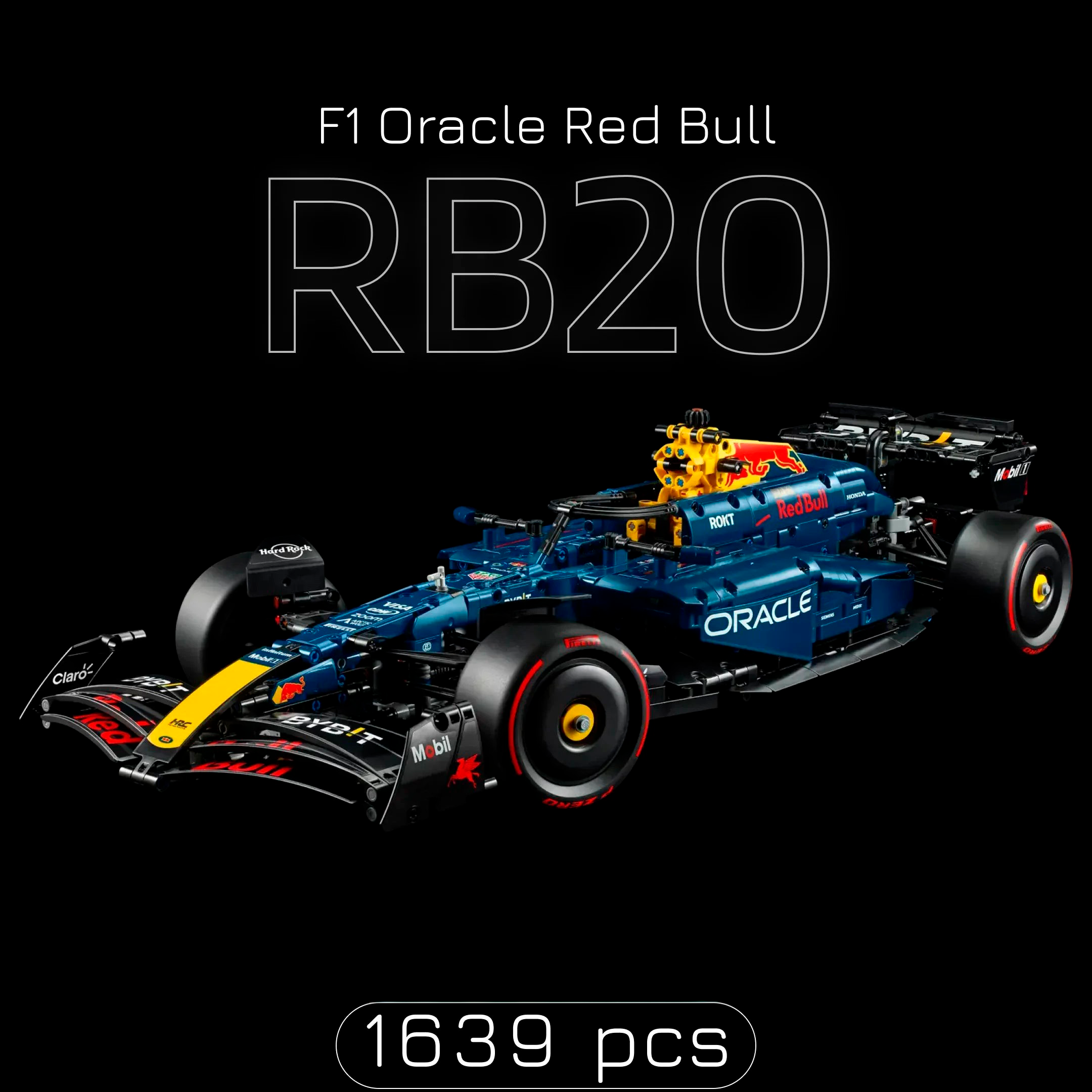 Fórmula 1 – Red Bull RB20 (1.639 peças)