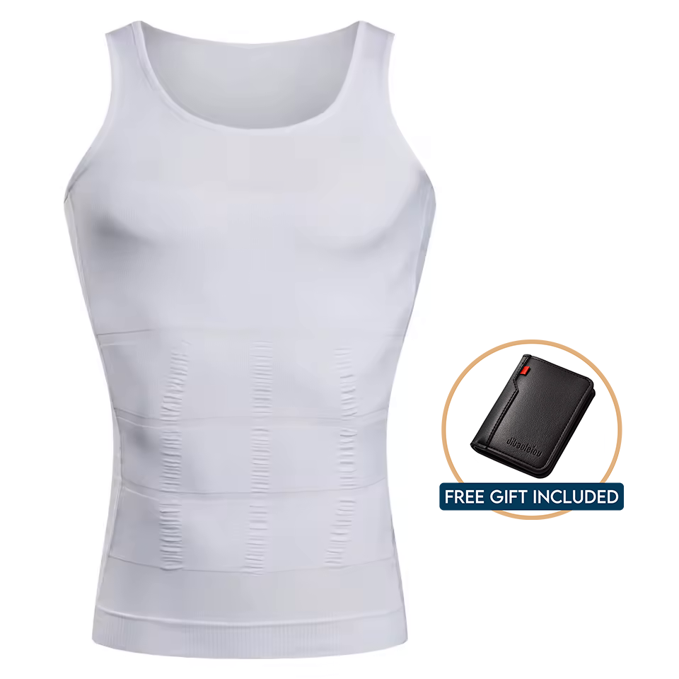 IronShape™ – Premium Men’s Compression Vest | Complimentary Wallet