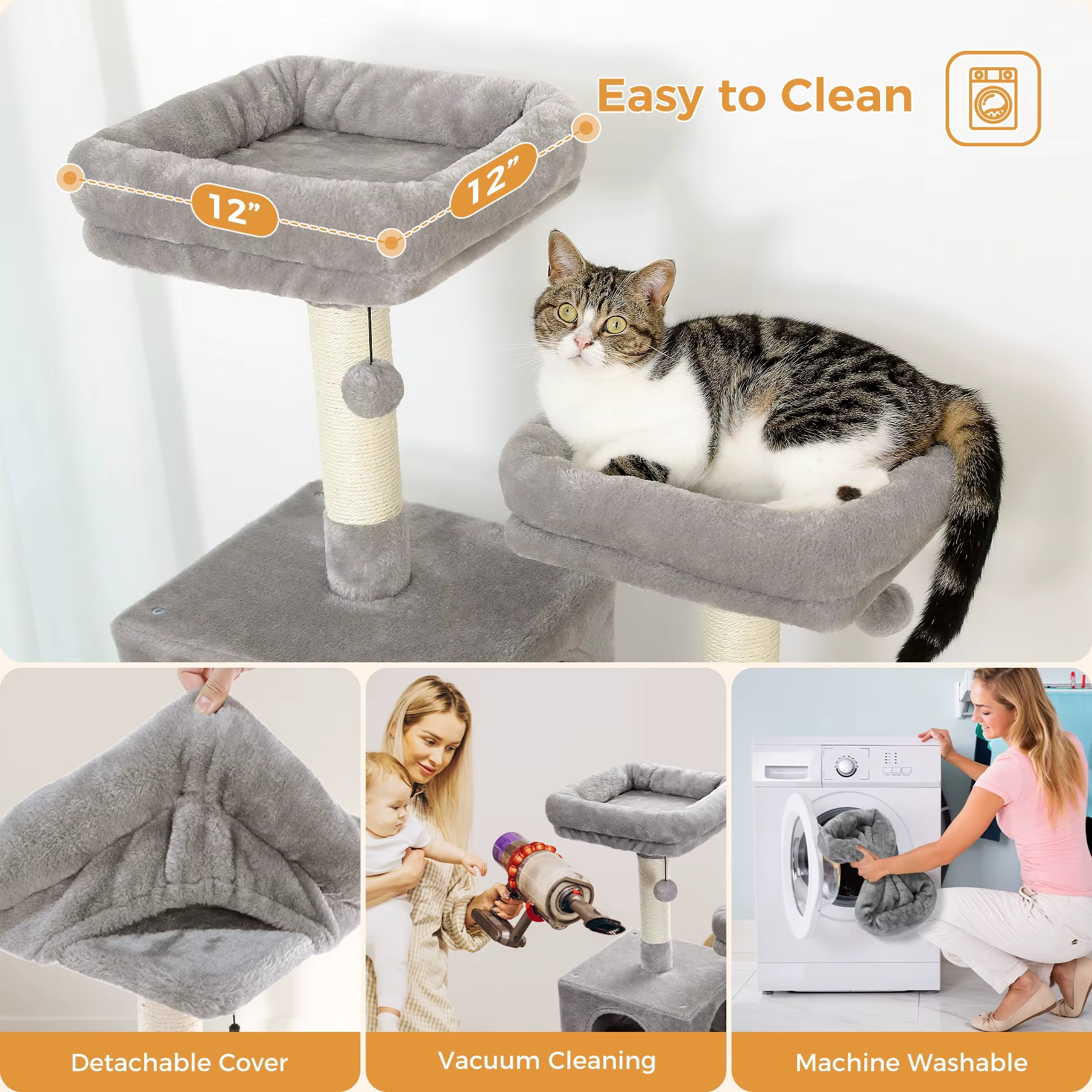 PurrLoft™ Cat Tower Premium Multi-play