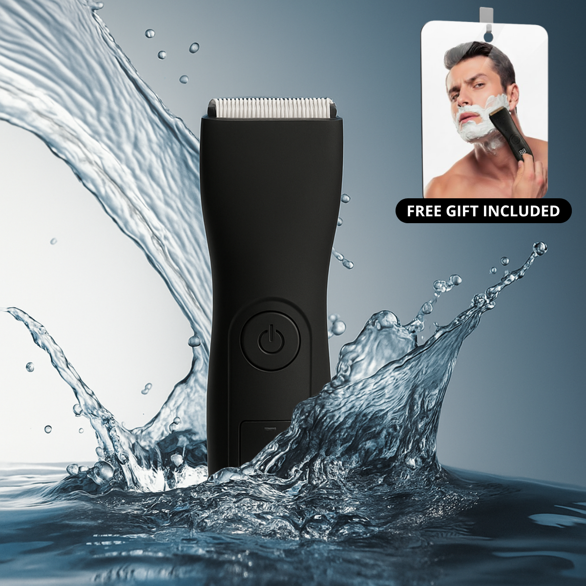 ManTrim™ – Waterproof Full-Body Trimmer | FREE Anti-Fog Mirror